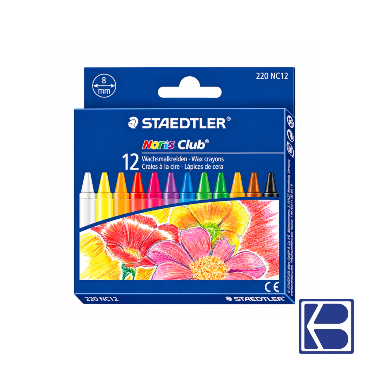 Staedtler | Noris Wax Crayon 2200NC12 | Box of 12