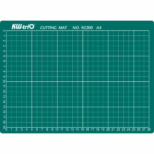 KWTrio 9Z200 A4 Cutting Mat 3mm thick Kong Beng Stationery & Sports
