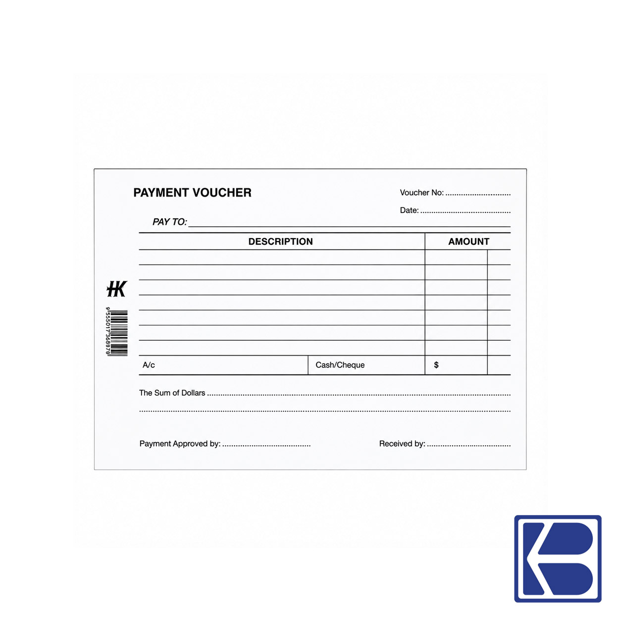 HK | 3in1 | Payment Voucher | 50's