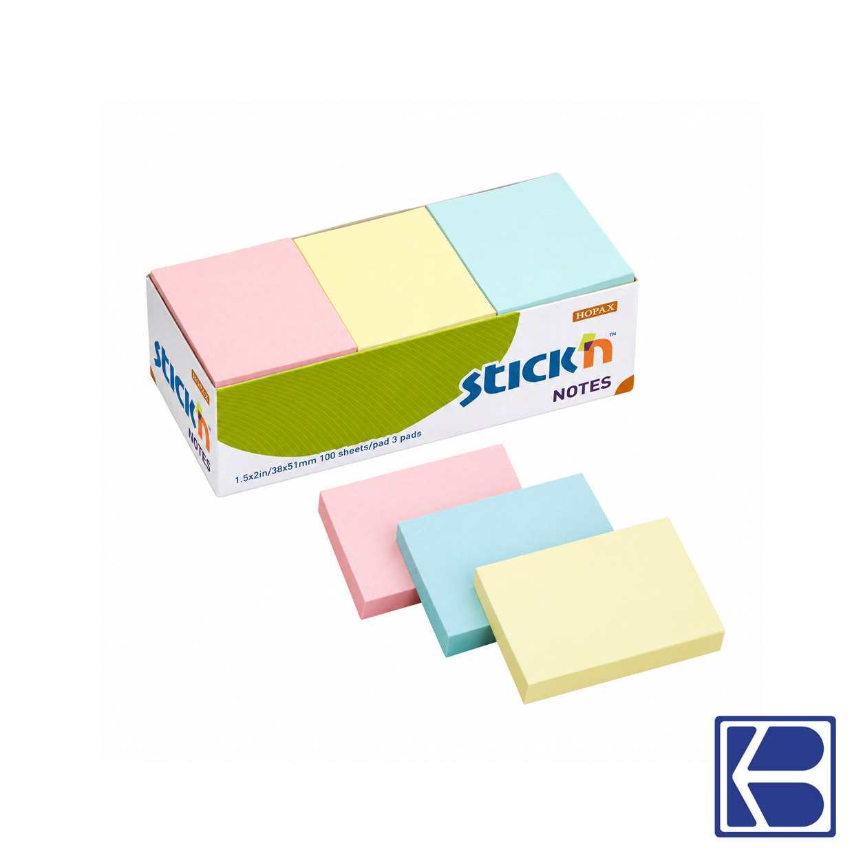 Hopax | 21004 | Note Pad | 1.5" X 2" | 12's