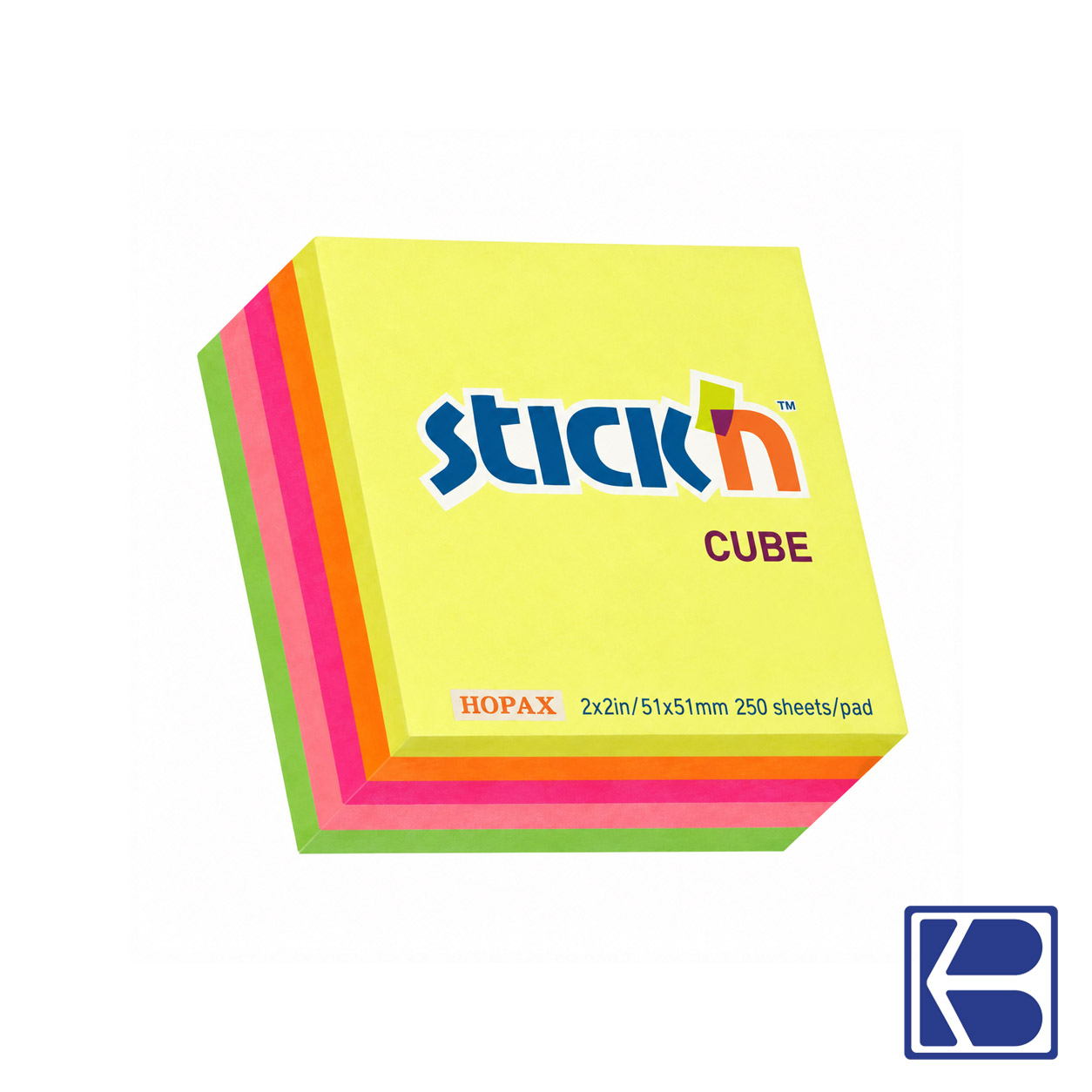 Hopax | 21203 | Regular Cube | 2" X 2" | 250 sheets