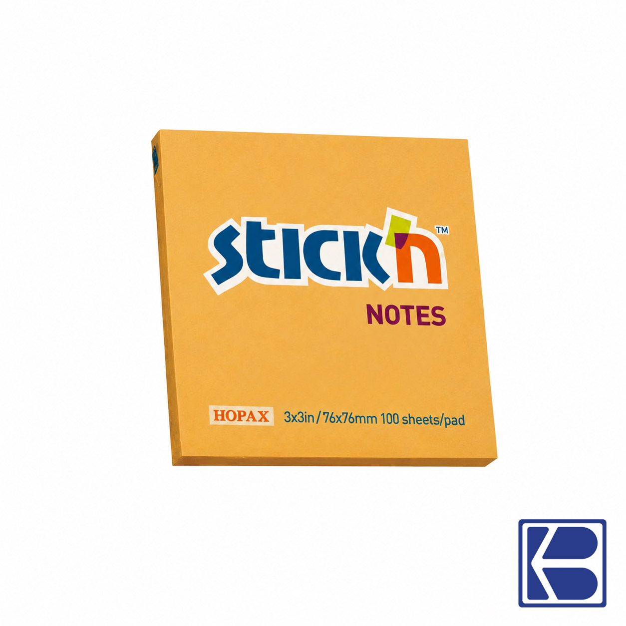 Hopax | Stick N Notes | 3"X3" | Orange | 21391